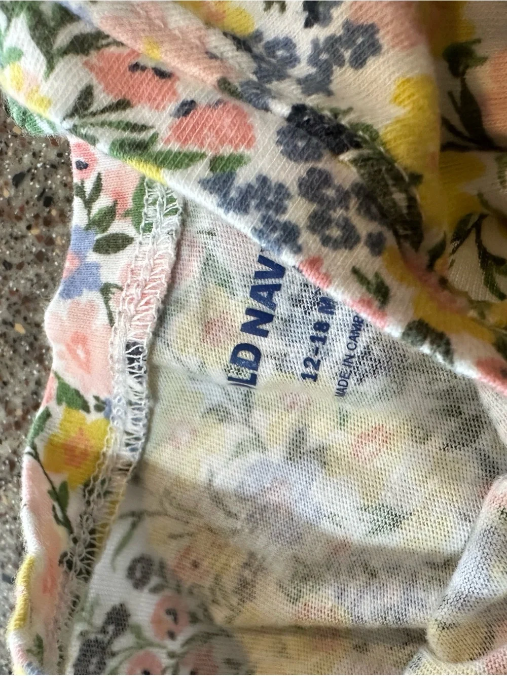 Old Navy lightweight floral